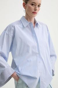 Хлопковая рубашка Filberto Munthe, синий