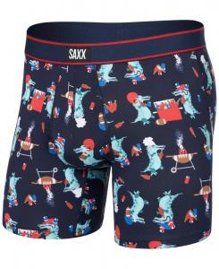 Мужские боксерские трусы Daytripper с влагоотводящим покрытием и принтом SAXX, Tailgator Bbq-maritime