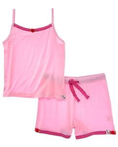 PREPPY GOOSE Комплект пижамы из 2 предметов, розовый