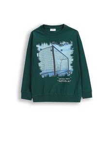 Рубашка с длинным рукавом Coccodrillo, зеленый