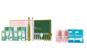 Электрическая зубная щетка для взрослых набор для пары мягкая и пушистая очистка маленькая фруктовая щетка Combo T10S ROAMAN, персиковый