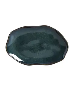 Средние неглубокие овальные тарелки диаметром 11 дюймов, набор из 4 штук Porto Brasil, oceano