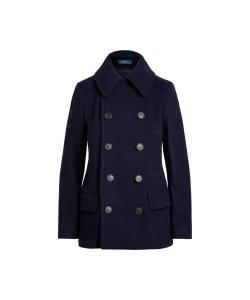 Пальто-бушлат из шерсти и кашемира