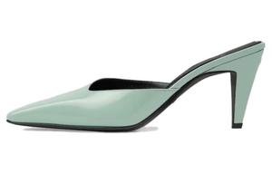 Женские сандалии с закрытым носком, цвет аквамарин GUCCI, Aquamarines Stone Color