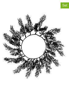 Amscan Набор из 4 салфеток под тарелки, черные