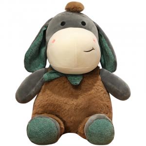 Очаровательная плюшевая кукла спящая девочка-поросенок таро 25см/35см/45см высота Barbne, коричневый