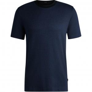 Футболка Boss Cotton HUGO BOSS, темно-синий