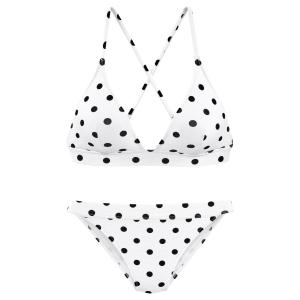 LASCANA Топ бикини Triangle в белом цвете