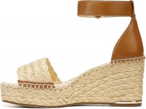 Женские сандалии на танкетке Franco Sarto Clemens из рафии, Natural