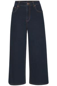 Джинсы с широкими штанинами LASCANA, темно-синий