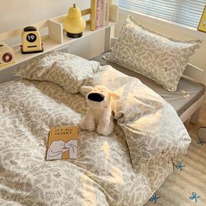 Yalu Комплект постельного белья 4 предмета, простыня 220x240 см, цвет Forest Tales, мягкая, дышащая ткань