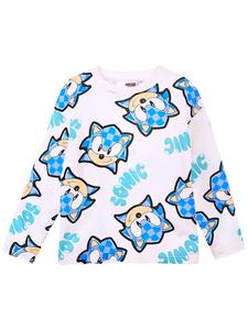 Sonic Лонгслив 'The Hedgehog Langarmshirt' в цвете Cream