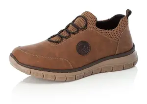 Тапочки Rieker на резинке, коричневый