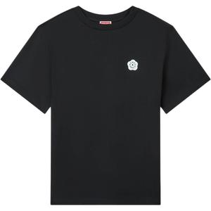 Футболка с вышивкой цветов Boke KENZO, черный