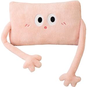 Длиннорукая игрушка плюшевая кукла высота 60см/90см Tranquility and elegance, розовый