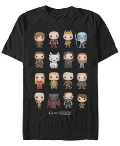 Мужская футболка Funko Crowd с коротким рукавом «Игра престолов» Fifth Sun, черный