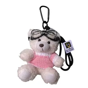 Очаровательные куклы Pilot Bear плюшевый кулон высота 11см Bitter purchase, розовый