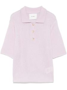 Поло-топ от Lisa Yang Masy, фиолетовый