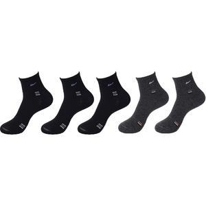 Унисекс носки Mid Calf WARRIOR, 3 черный+2 темно-серый