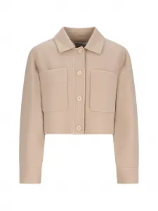 Жакет Poggio с накладными карманами Max Mara, бежевый