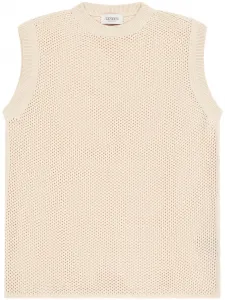 Жилет ажурной вязки Laneus, нейтральный