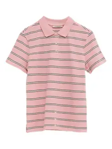 Поло в полоску Paloma Wool, розовый