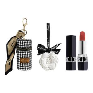 DIOR Матовый набор образцов макияжа velour увлажняющий питательный вечерний тон кожи помада/жидкая помада+ароматерапия+сумка