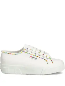 Кроссовки 2740 Multicolour Beads Superga, белый