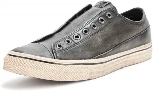 Мужские кроссовки John Varvatos Vulc без шнурков низкие, серый