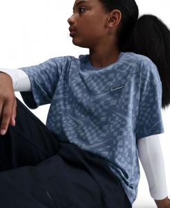 Спортивная футболка свободного кроя для девочек 7-16 лет Nike, World Indigo