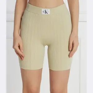 Велосипедные шорты узкого кроя Calvin Klein, бежевый