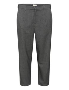 Свободные брюки со складками спереди KAFFE CURVE Merla, темно-серый