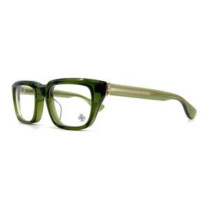 Chrome Hearts Квадратные очки Unisex Green Gold