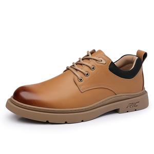 Мужские повседневные кроссовки Poitulas низкие черно-коричневые