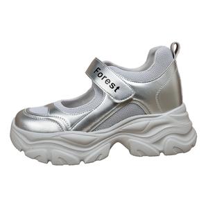 Туфли Мэри Джейн женские серебристые Forest Princess, Silver