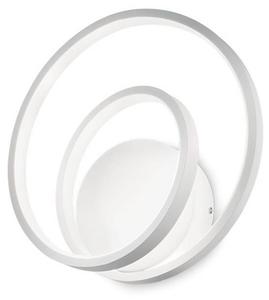 Светодиодный настенный светильник Ideal Lux Oz, белый - металл - 29 х 30 х 8 см