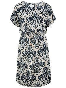 Платье до колена Eight2Nine, белый/темно-синий