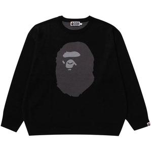 Свитер Bape Ape Head Jacquard Knit Sweater, Black