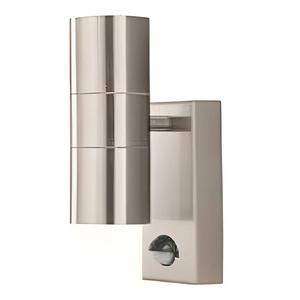 Настенный светильник searchlight Marine, серебро - нержавеющая сталь - прозрачное стекло - 7 x 21 x 12 см