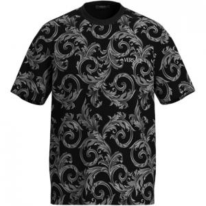 VERSACE Футболка мужская черная