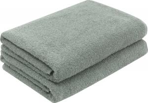 Банные полотенца Zollner 00000320 2er-Set, светло-серый