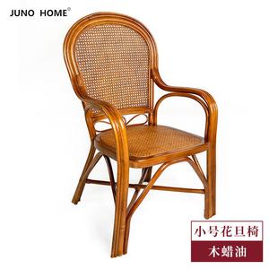 Yu Senyi Кресло из ротанга индонезийское, набор из трёх предметов, отделка маслом и воском, модель Xiaohao Huadan