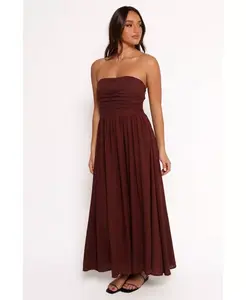 Женское платье Kayt без бретелей Petal and Pup, коричневый