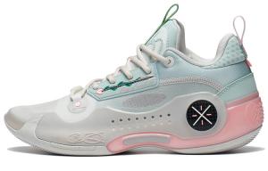 Кроссовки Li Ning Wow 10 Basketball, светло-голубой/светло-розовый