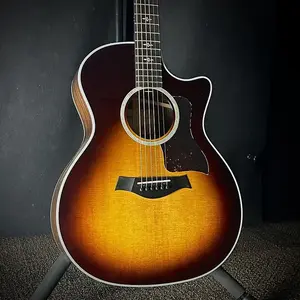 Taylor-guitars 414ce-R с V-образной распоркой 2024 года, цвет Sunburst