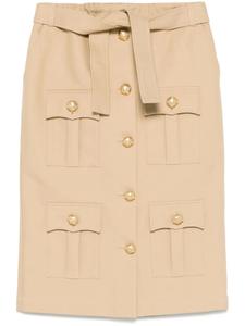 Юбка миди карго Giuseppe Di Morabito, нейтральный