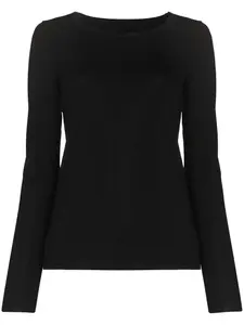 Топ Aurora с круглым вырезом Wolford, черный