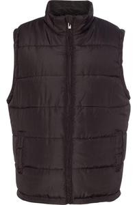 Burnside стеганый жилет, черный