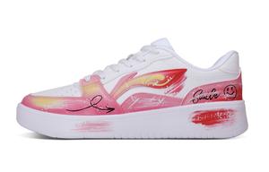 LINING Кроссовки для скейтбординга Acer Truncatum, износостойкие, легкие, увеличивающие рост, низкие, унисекс, розово-красные