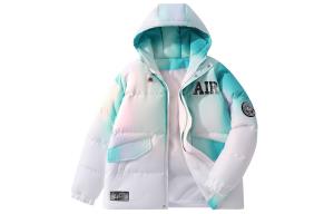 Пуховик Unisex Airwalk, синий/зеленый